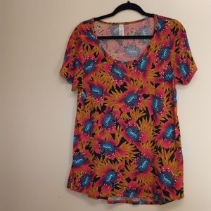 Simply Comfortable LuLaRoe Bright Floral Shirt